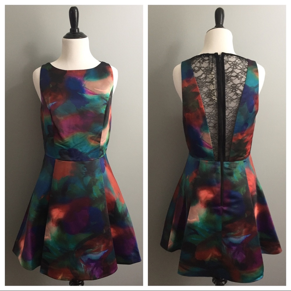 Alice & Olivia Emery Floral dress
